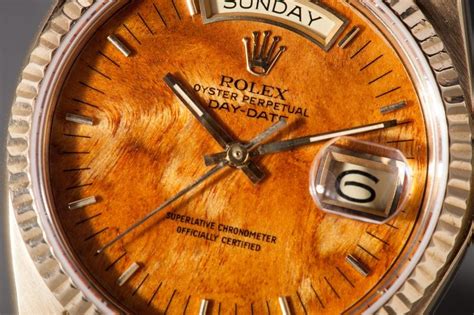 rolex tan dial|Rolex watches wood dial.